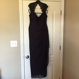 purple Mother of the Bride or bridesmaids dress